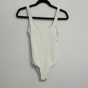 Aerie White Ribbed swimsuit
